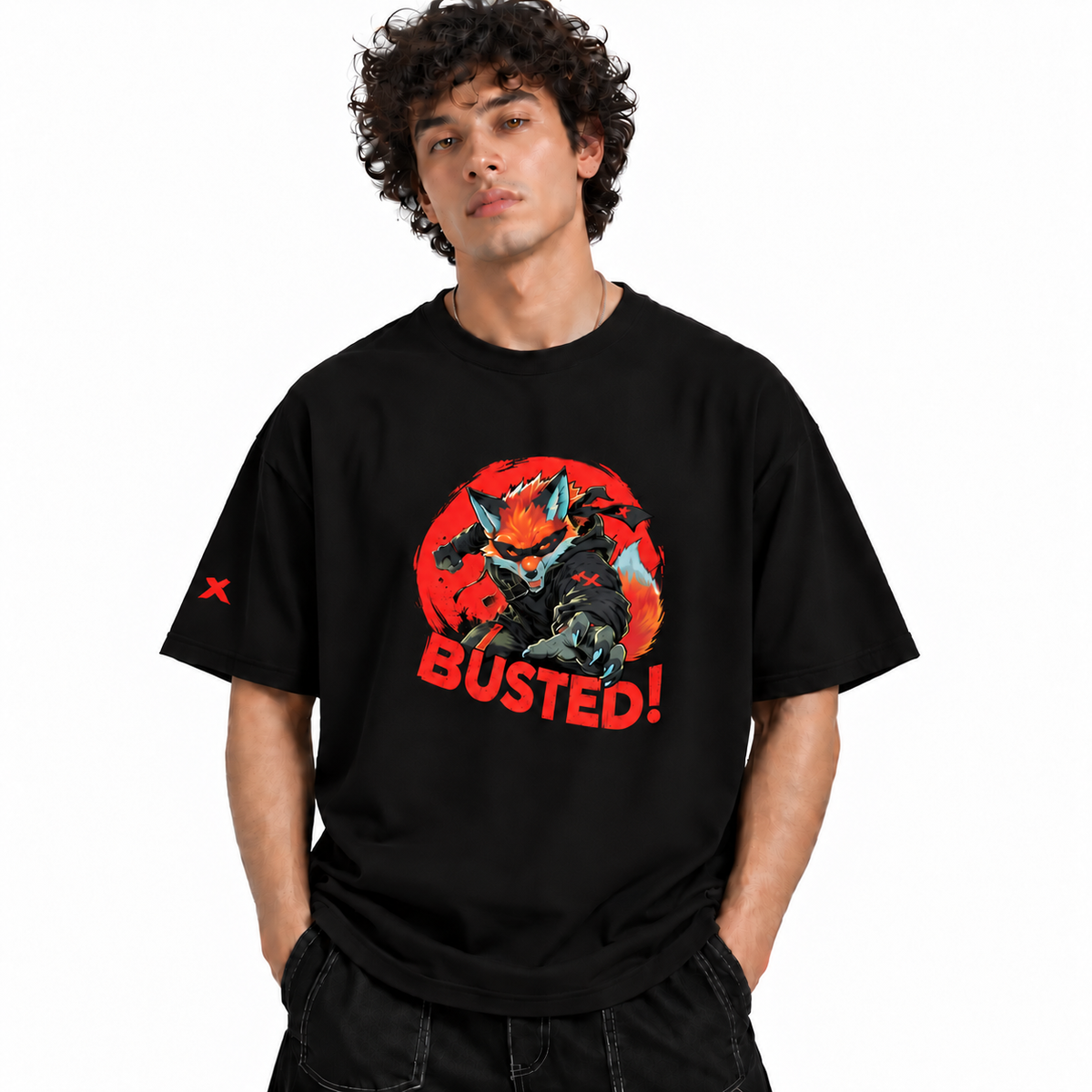 ANGRY | Mars Jr. Edition | Heavy-Weight Oversized Tshirt | Black