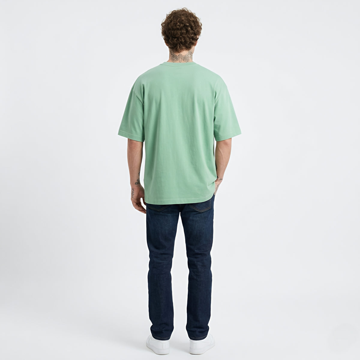 Oversized Tshirt | Solid | Mint Green