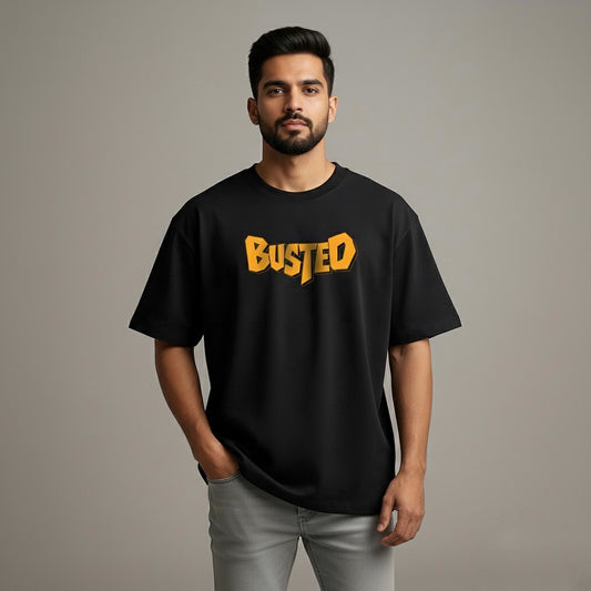 Busted Graffiti | Oversized Tshirt | Black