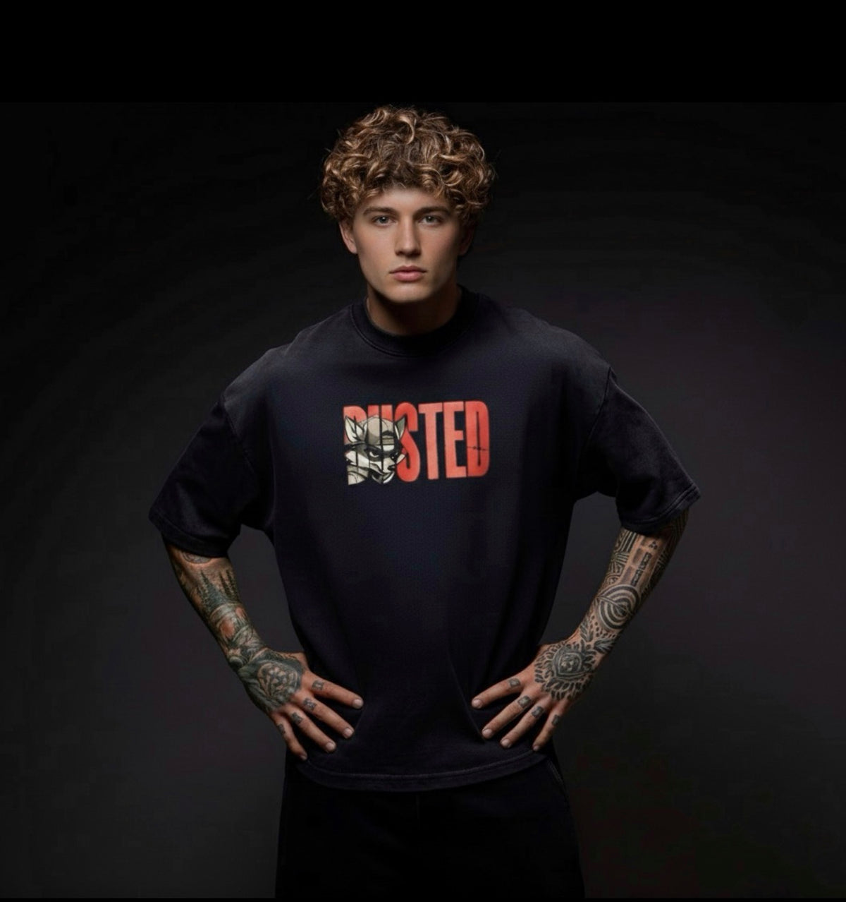 Wanted | Mars Jr. Edition | Heavy-Weight Oversized Tshirt | Black