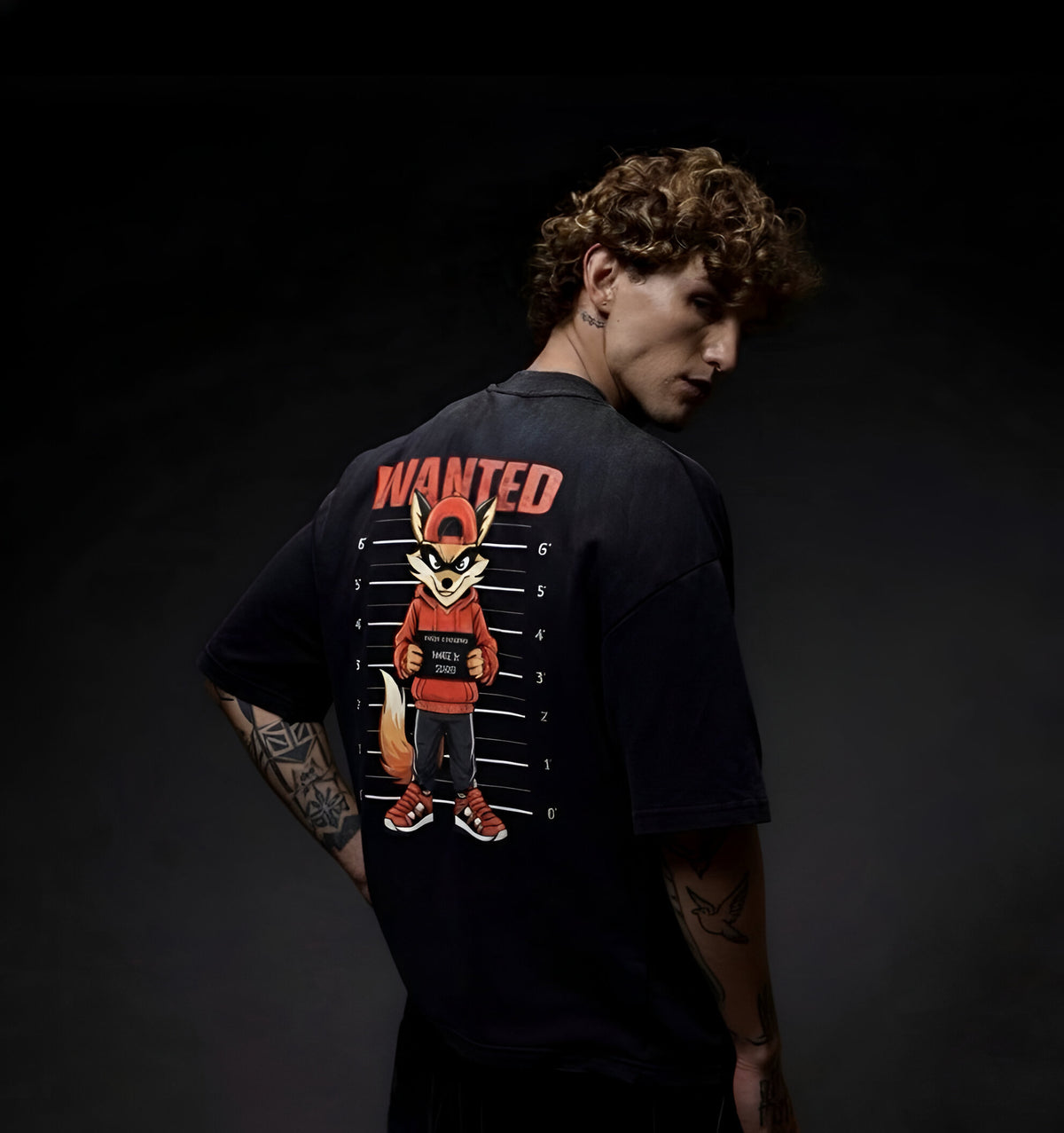 Wanted | Mars Jr. Edition | Heavy-Weight Oversized Tshirt | Black
