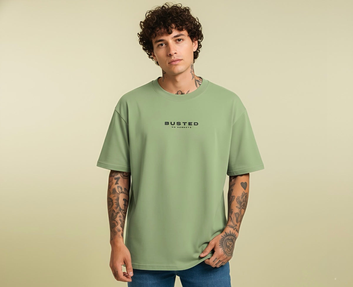Busted | Oversized Tshirt  | Mint Green