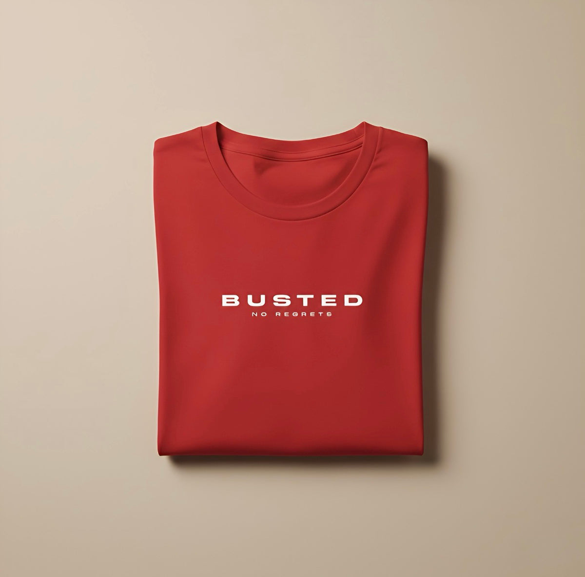 Busted | Regular Fit Tshirt | Red
