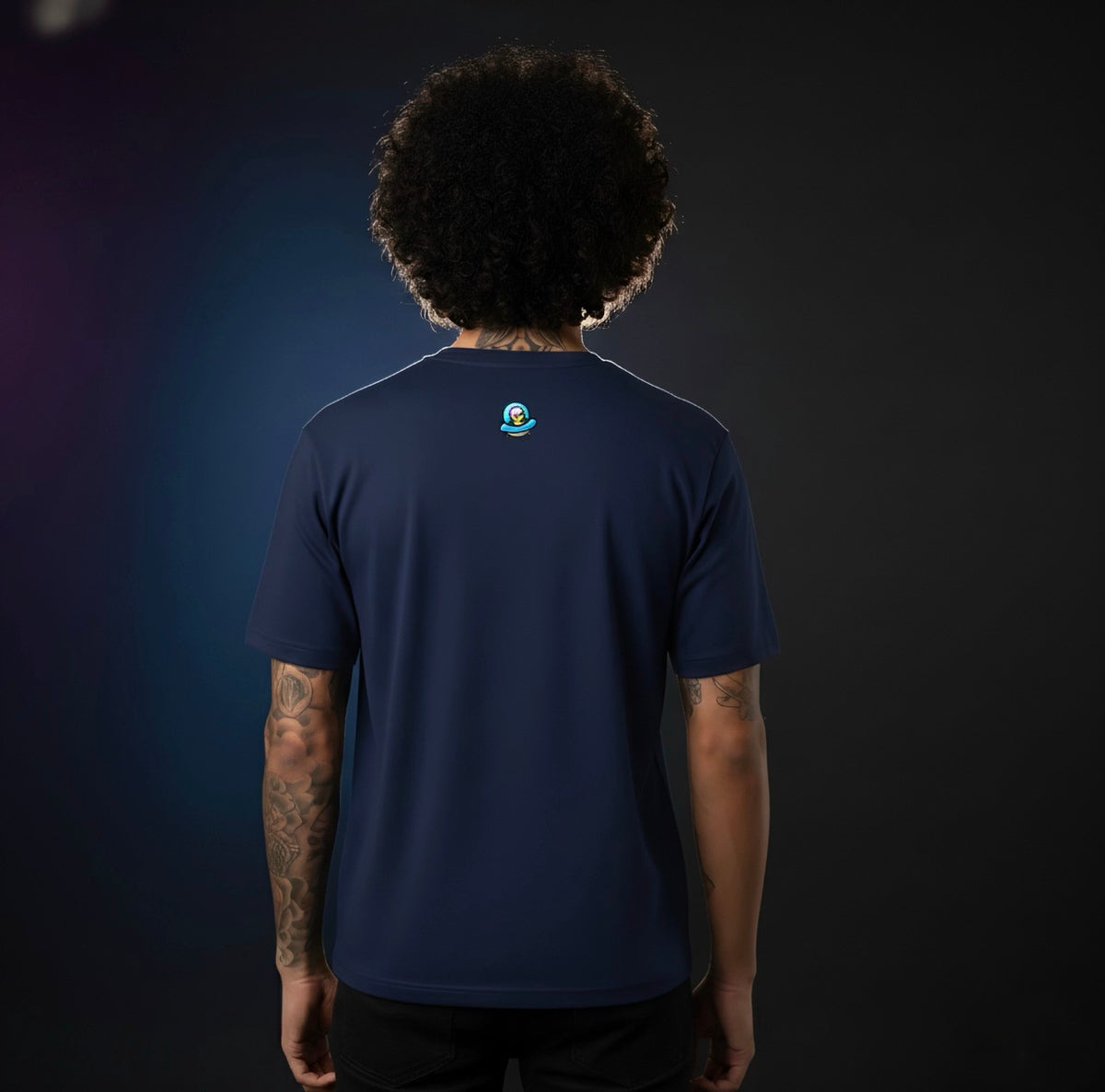 ISRO Inspired | Oversized Tshirt | Navy Blue