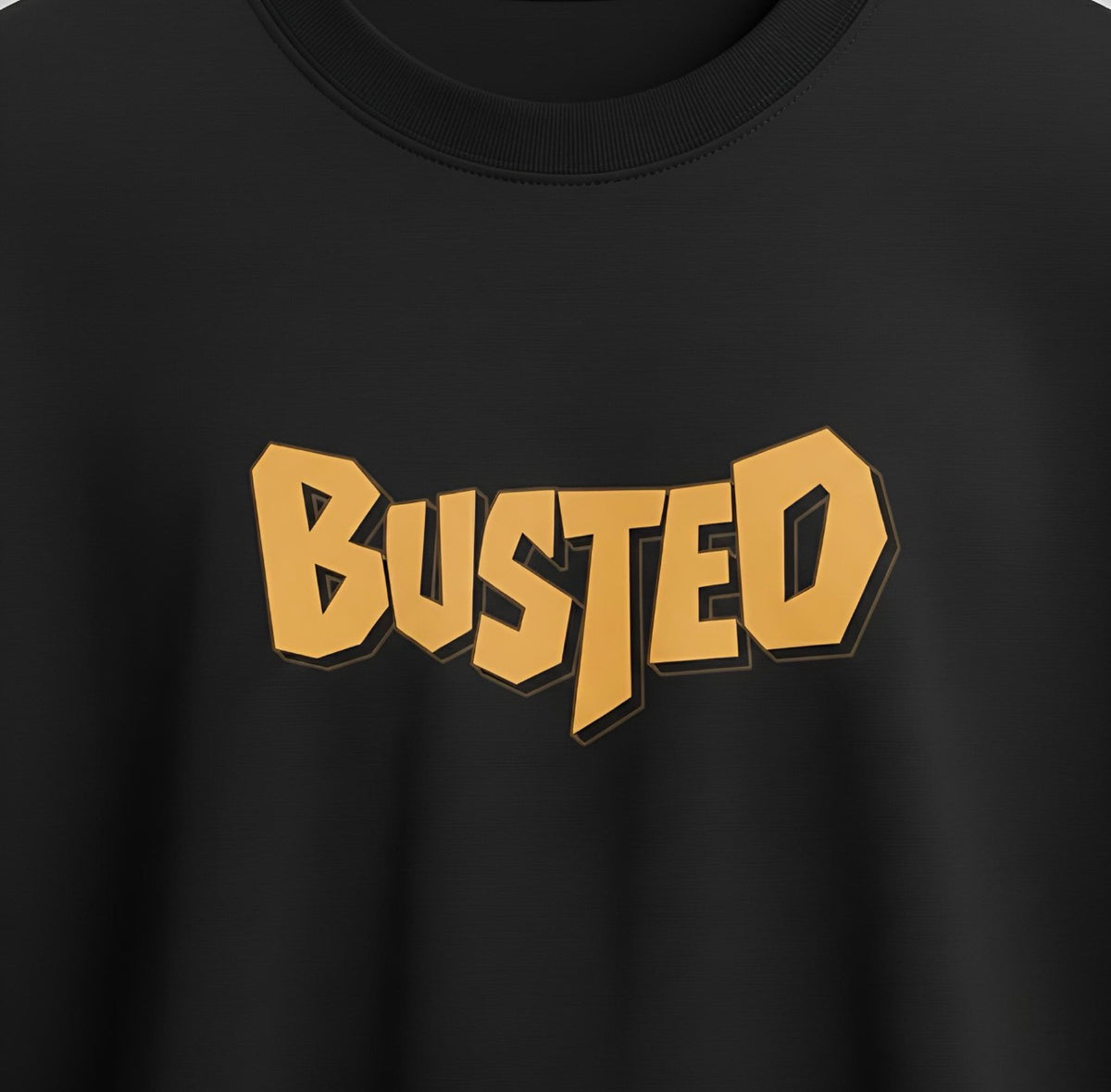 Busted Graffiti | Oversized Tshirt | Black
