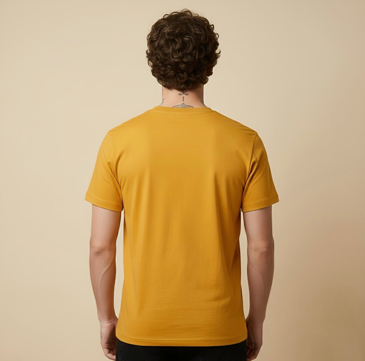Rebel Fox | Regular Fit Tshirt | Yellow