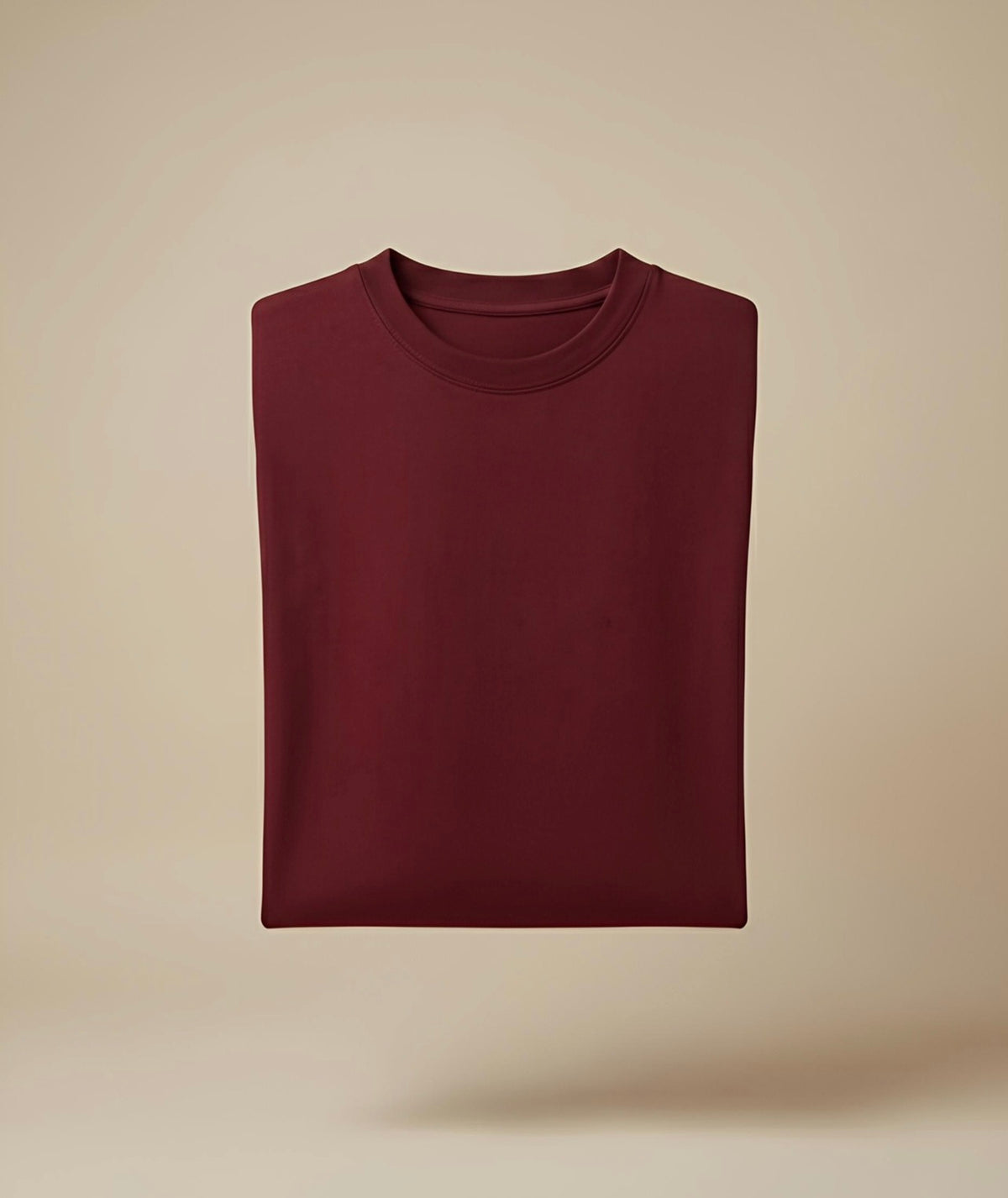 Oversized Tshirt | Solid | Maroon