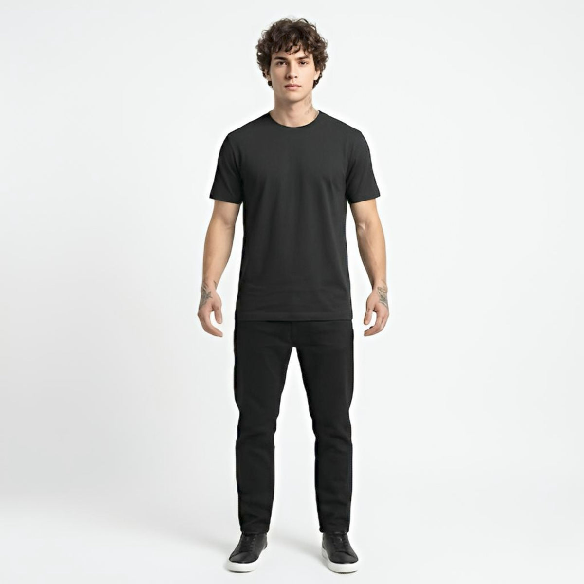 Regular Fit Tshirt | Solid | Black