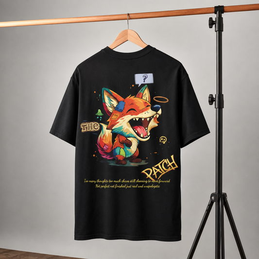 Baby Fox | Mars Jr. Edition | Heavy-Weight Oversized Tshirt | Black