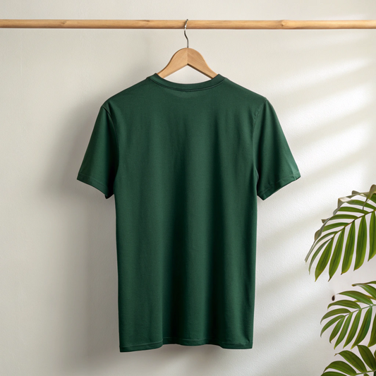 Regular Fit Tshirt | Solid | Olive Green