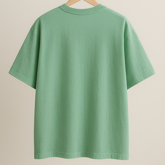 Oversized Tshirt | Solid | Mint Green