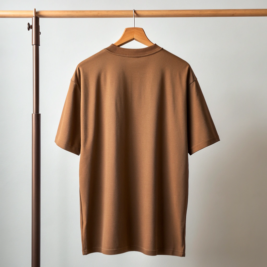 Mars Jr. Wildprint Busted | Heavy-Weight Oversized Tshirt | Coffee