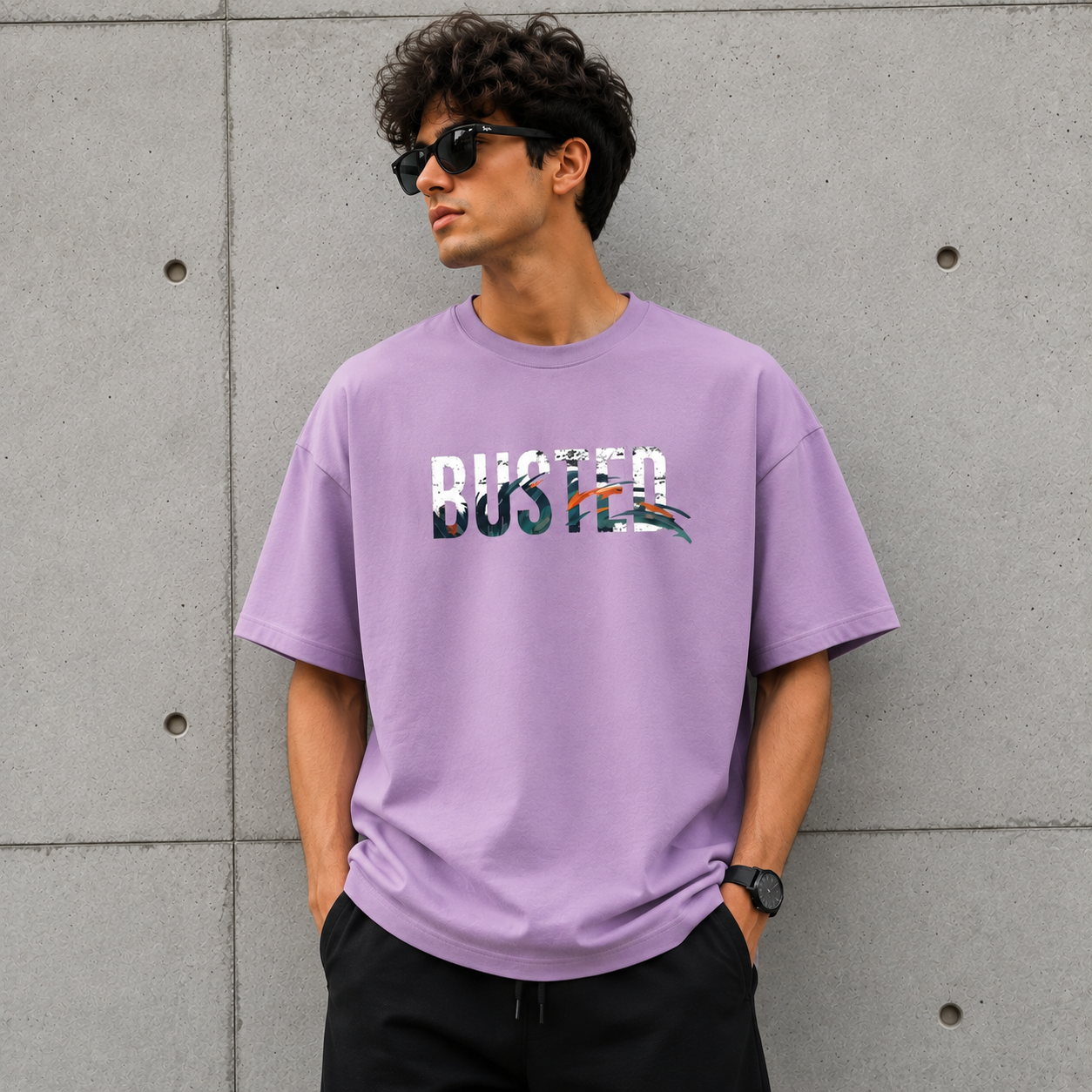 UN-BROKEN | Heavy-Weight Oversized Tshirt | Lavender