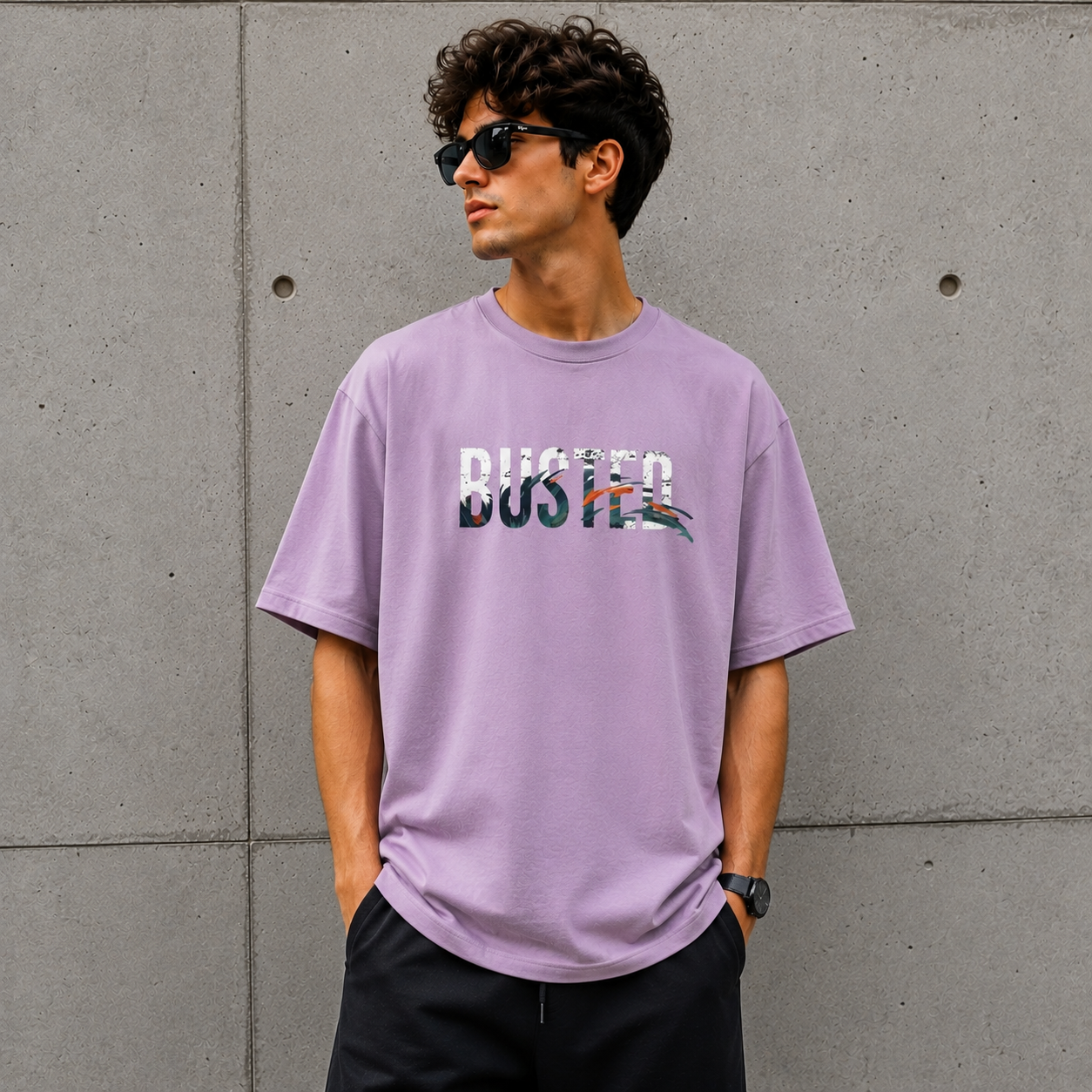 UN-BROKEN | Heavy-Weight Oversized Tshirt | Lavender