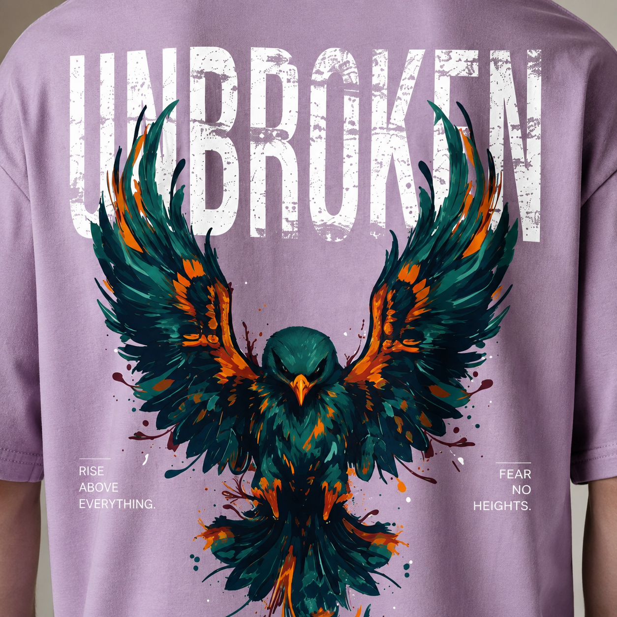 UN-BROKEN | Heavy-Weight Oversized Tshirt | Lavender
