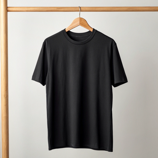 Oversized Tshirt | Solid | Black