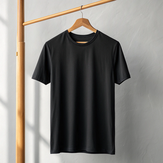 Regular Fit Tshirt | Solid | Black