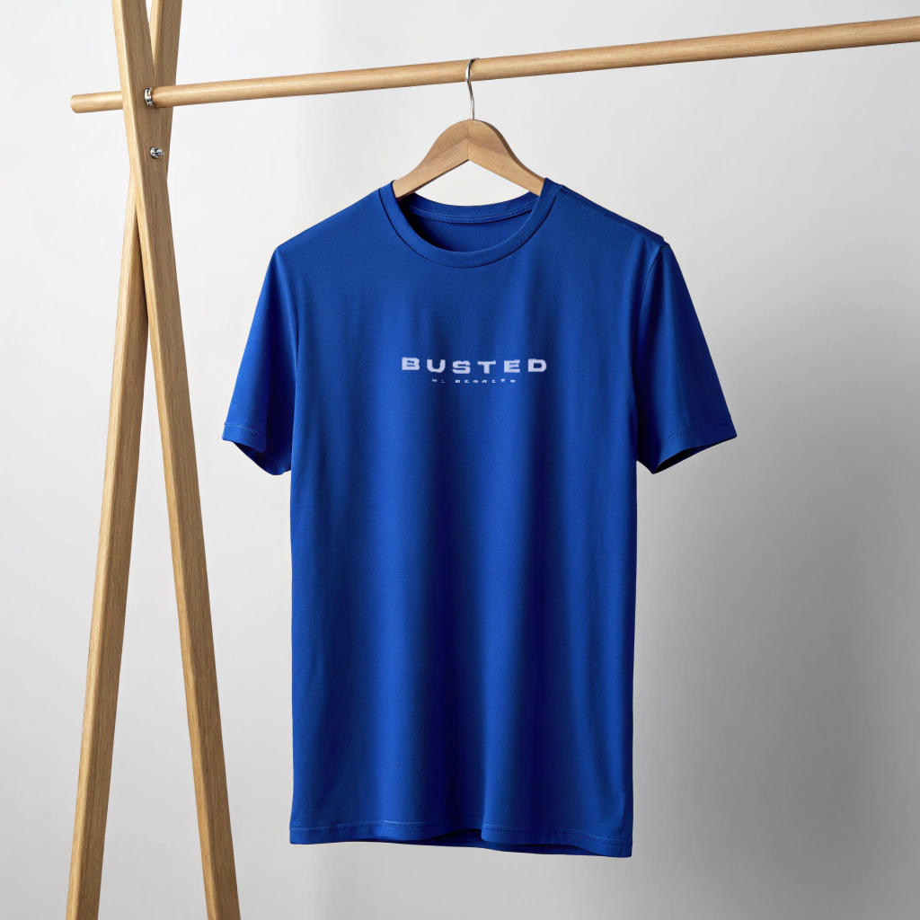 Busted | Regular Fit Tshirt | Royal Blue