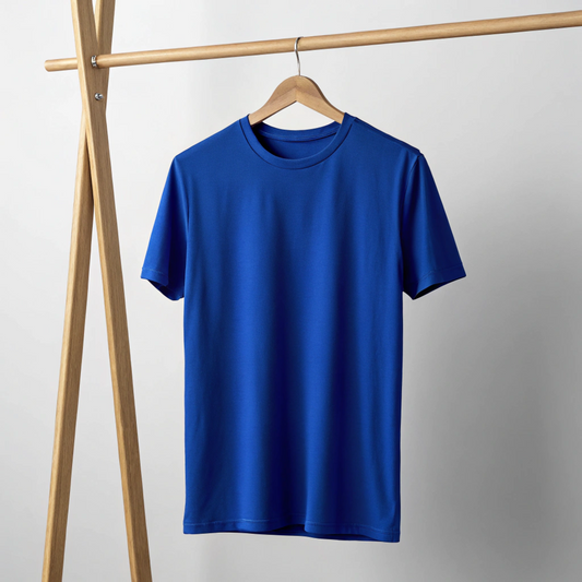 Regular Fit Tshirt | Solid | Royal Blue