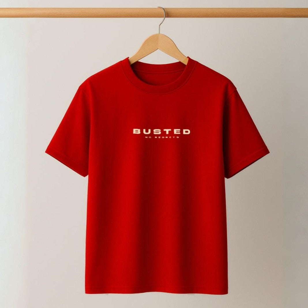 Busted | Regular Fit Tshirt | Red