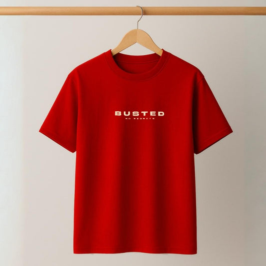 Busted | Regular Fit Tshirt | Red