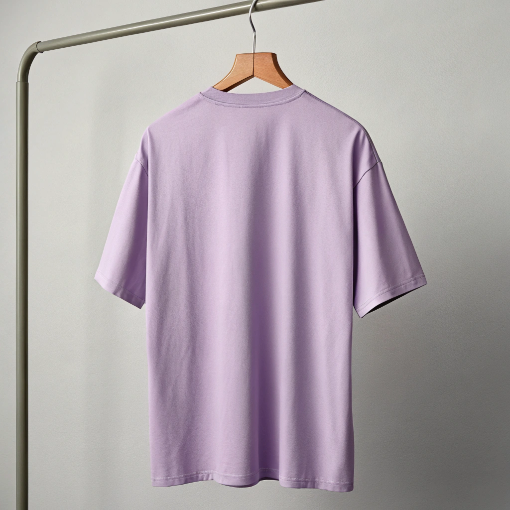 Heavy-Weight Solid Oversized Tshirt | Lavender