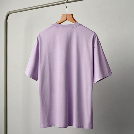 Heavy-Weight Solid Oversized Tshirt | Lavender