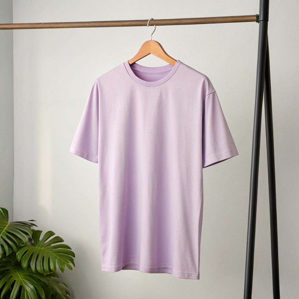 Oversized Tshirt | Solid | Lavender