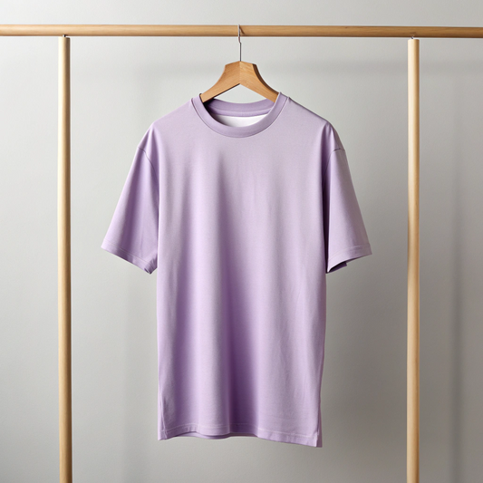 Heavy-Weight Solid Oversized Tshirt | Lavender