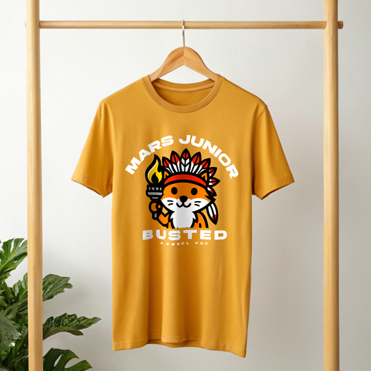 Rebel Fox | Regular Fit Tshirt | Yellow