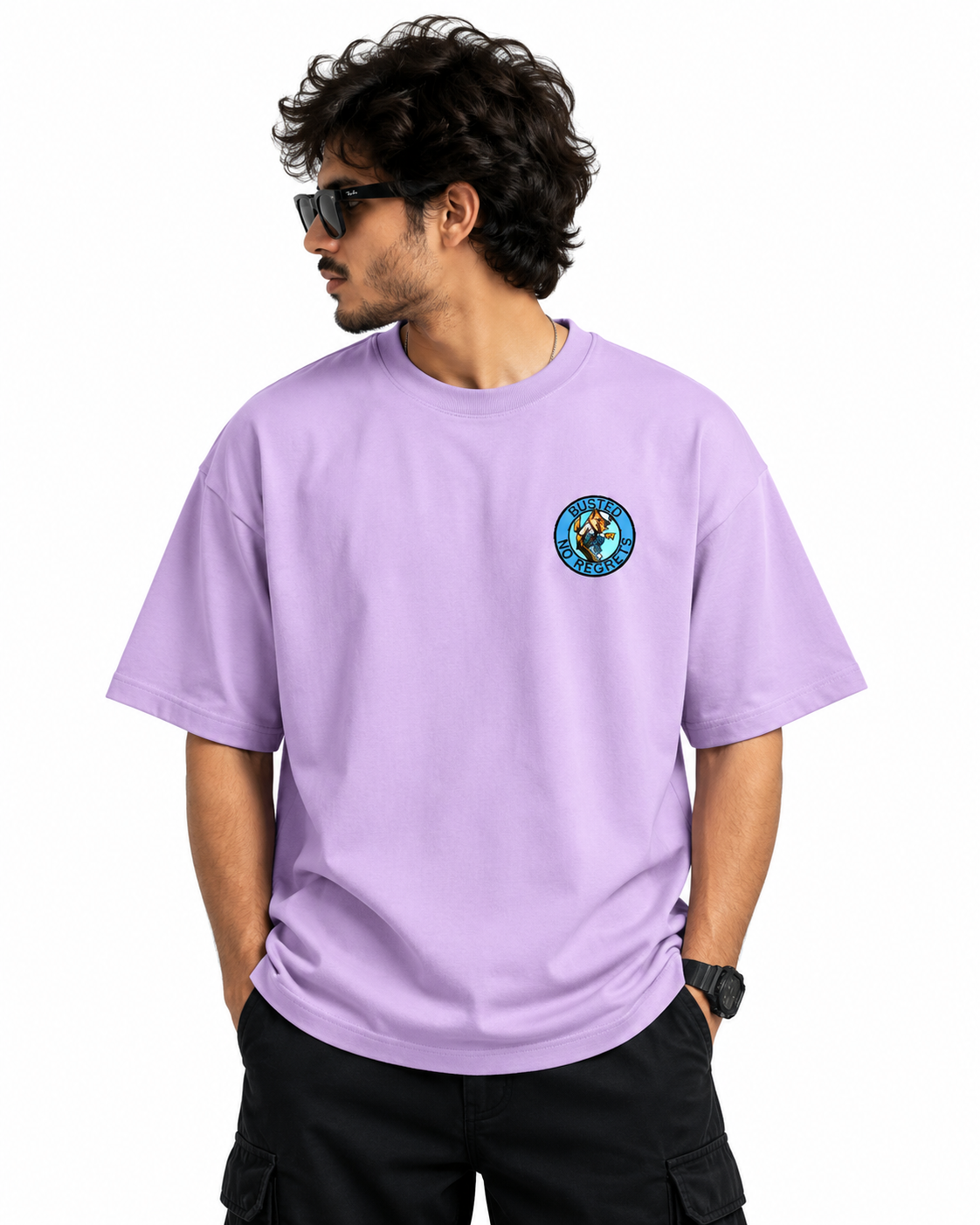 Skate Vibe | Mars Jr. Edition | Heavy-Weight Oversized Tshirt | Lavender